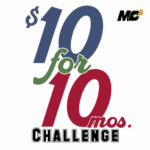 10 for 10 Giving Challenge Card